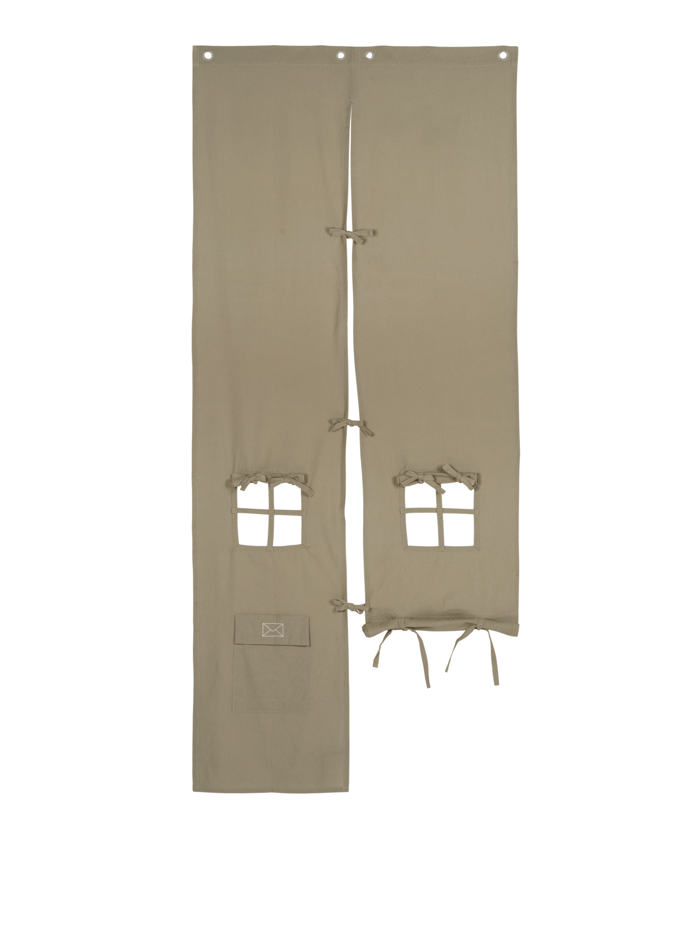 Settle Door Curtain - Elm Green