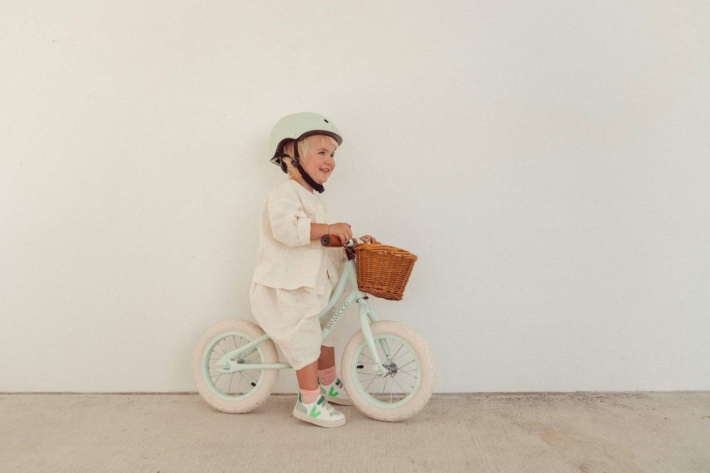 BANWOOD BALANCE BIKE FIRST GO VINTAGE - PALE MINT