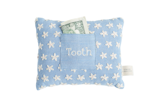 Handwoven Floral Tooth Fairy Pillow