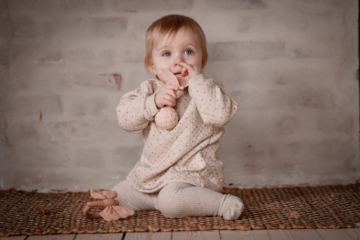 Rattle Butterfly - Rose