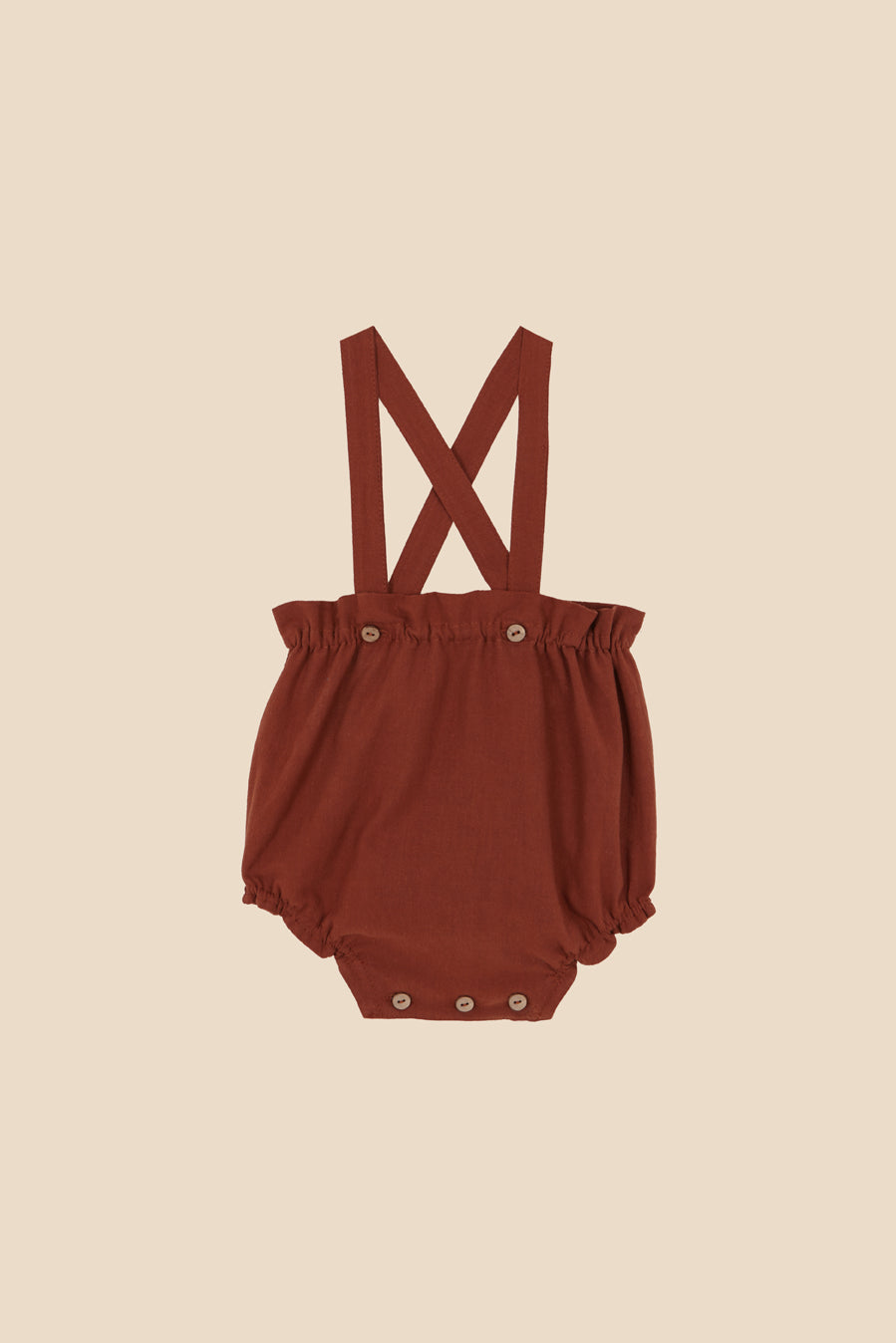 Culetín tirantes chocolat recién nacido