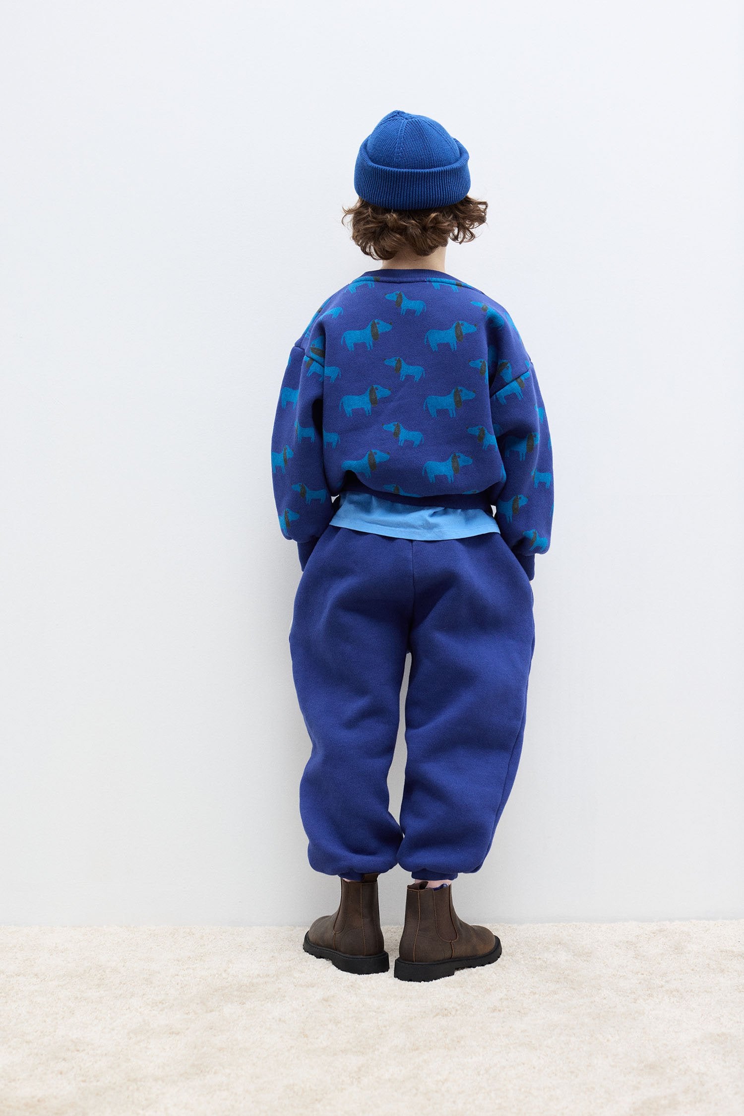 Blue Dog all over sweatshirt