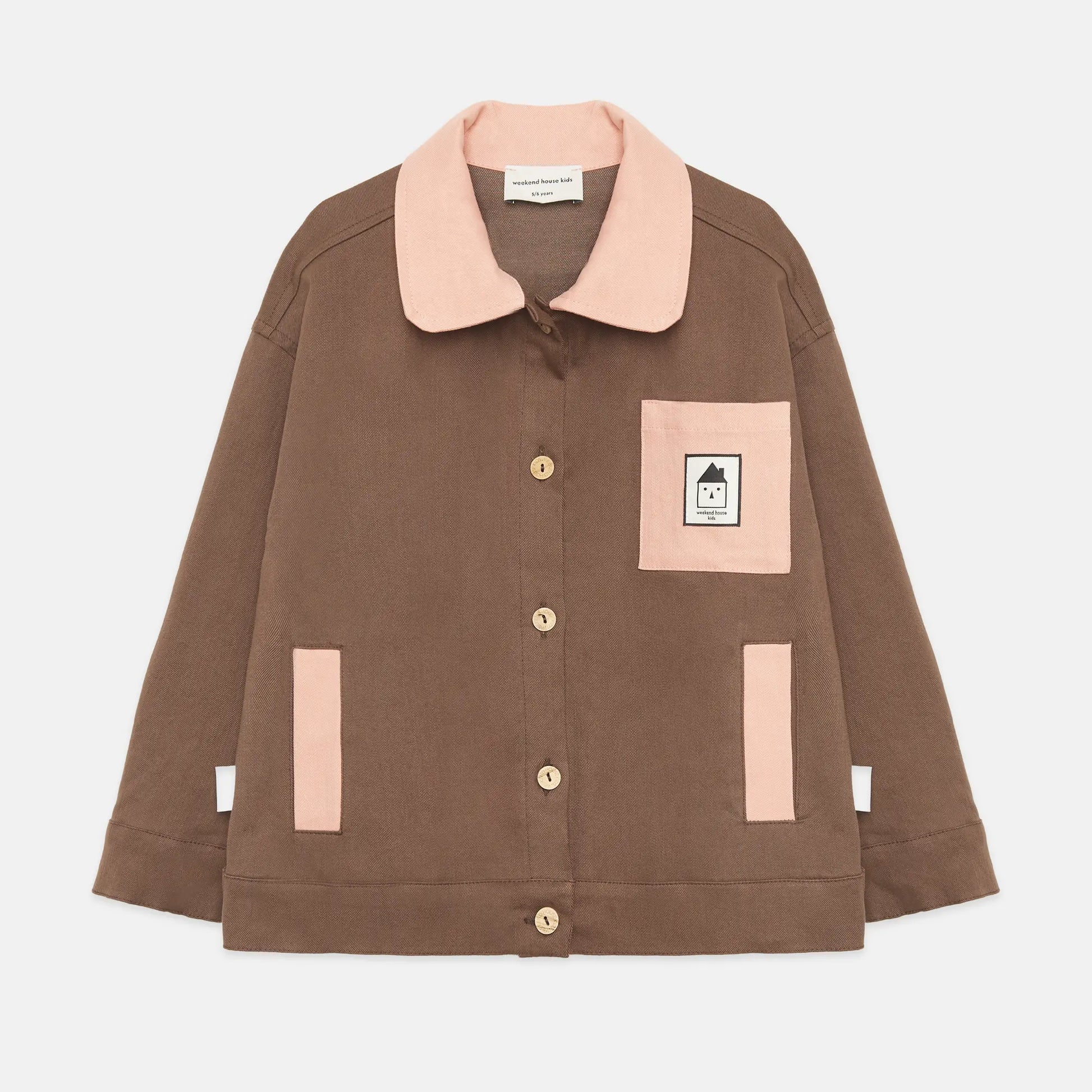 Bicolor denim jacket