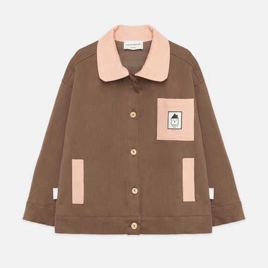 Bicolor denim jacket