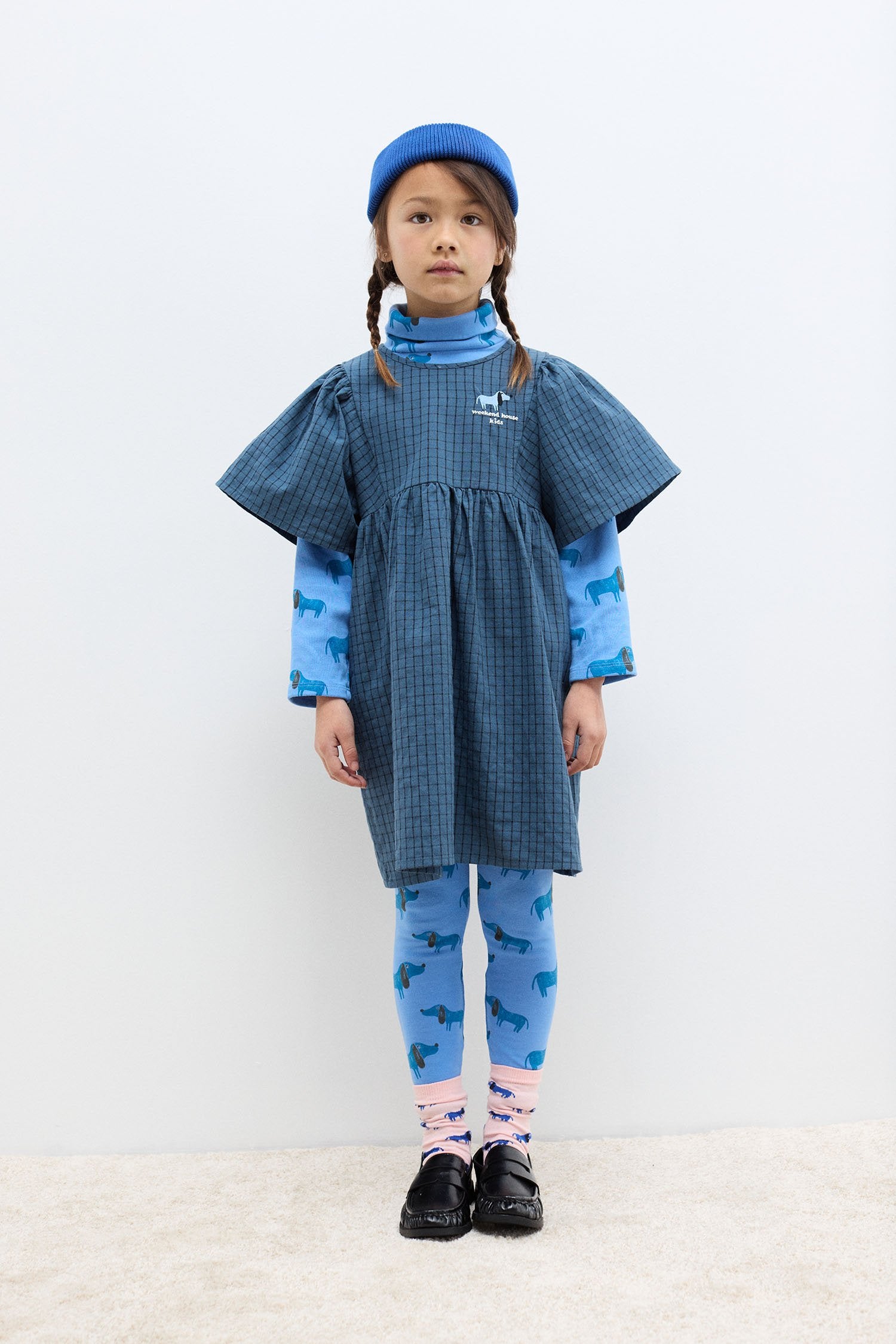 Blue Dog butterfly dress