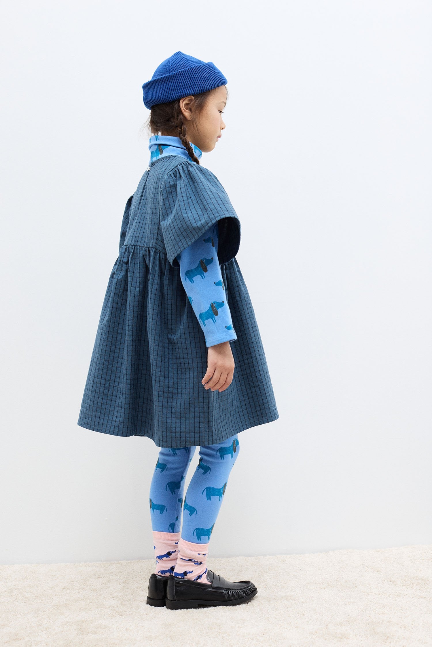 Blue Dog butterfly dress