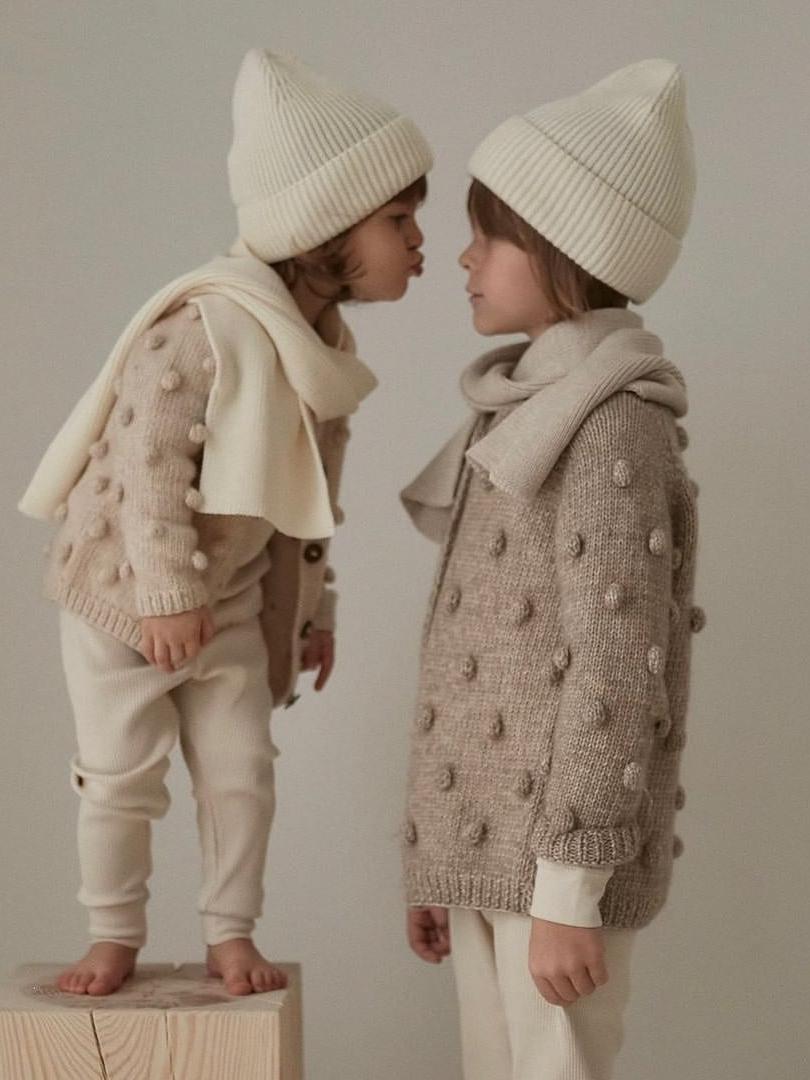 'Popcorn' Kids cardigan