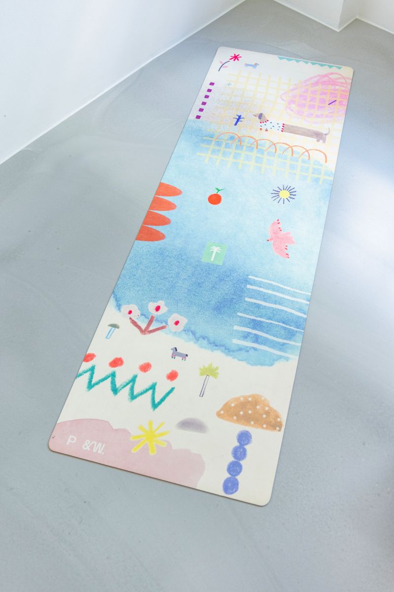 WILD YOGI Comfort Grip Mat.