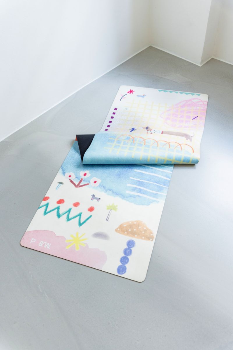 WILD YOGI Comfort Grip Mat.