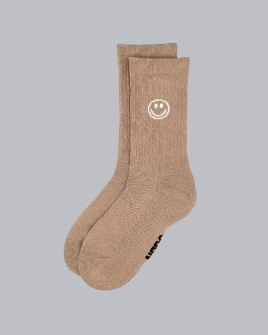 Smiley Beige SOCKS (Kids)