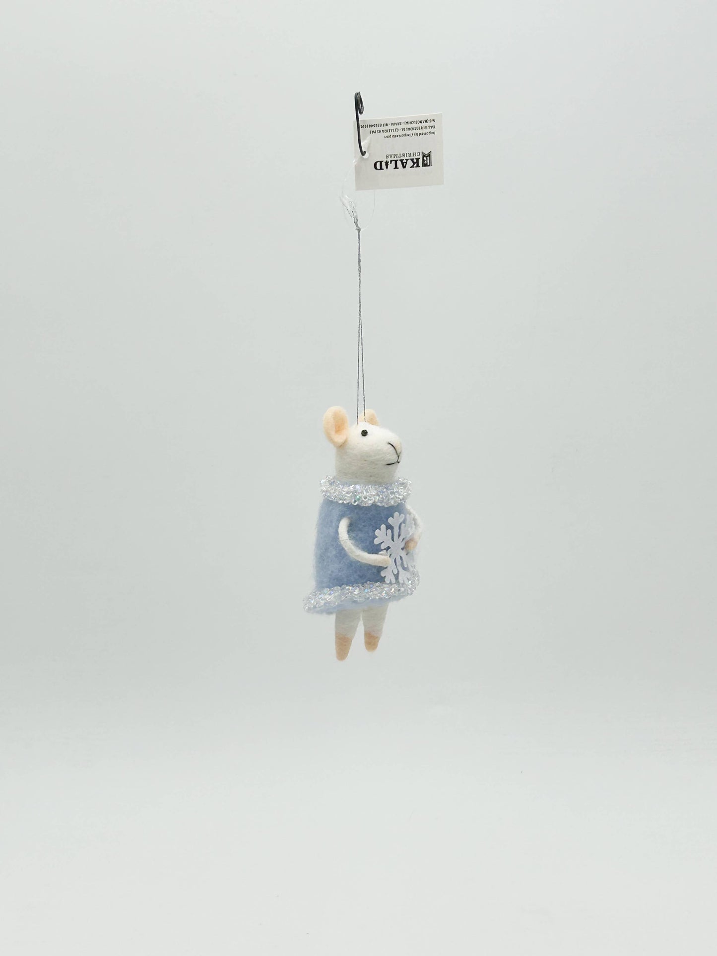 Christmas Tree Decoration - Mrs. Mouse Snowflake