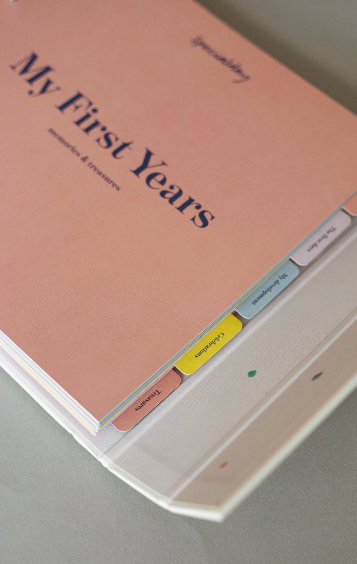My First Years – cream album – baby journal