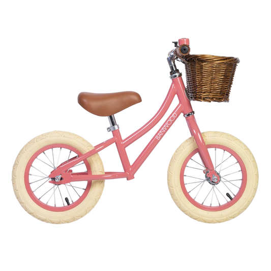 BANWOOD BALANCE BIKE FIRST GO VINTAGE - CORAL