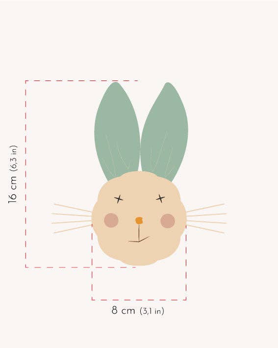 Trophy Rabbit foliage cookie