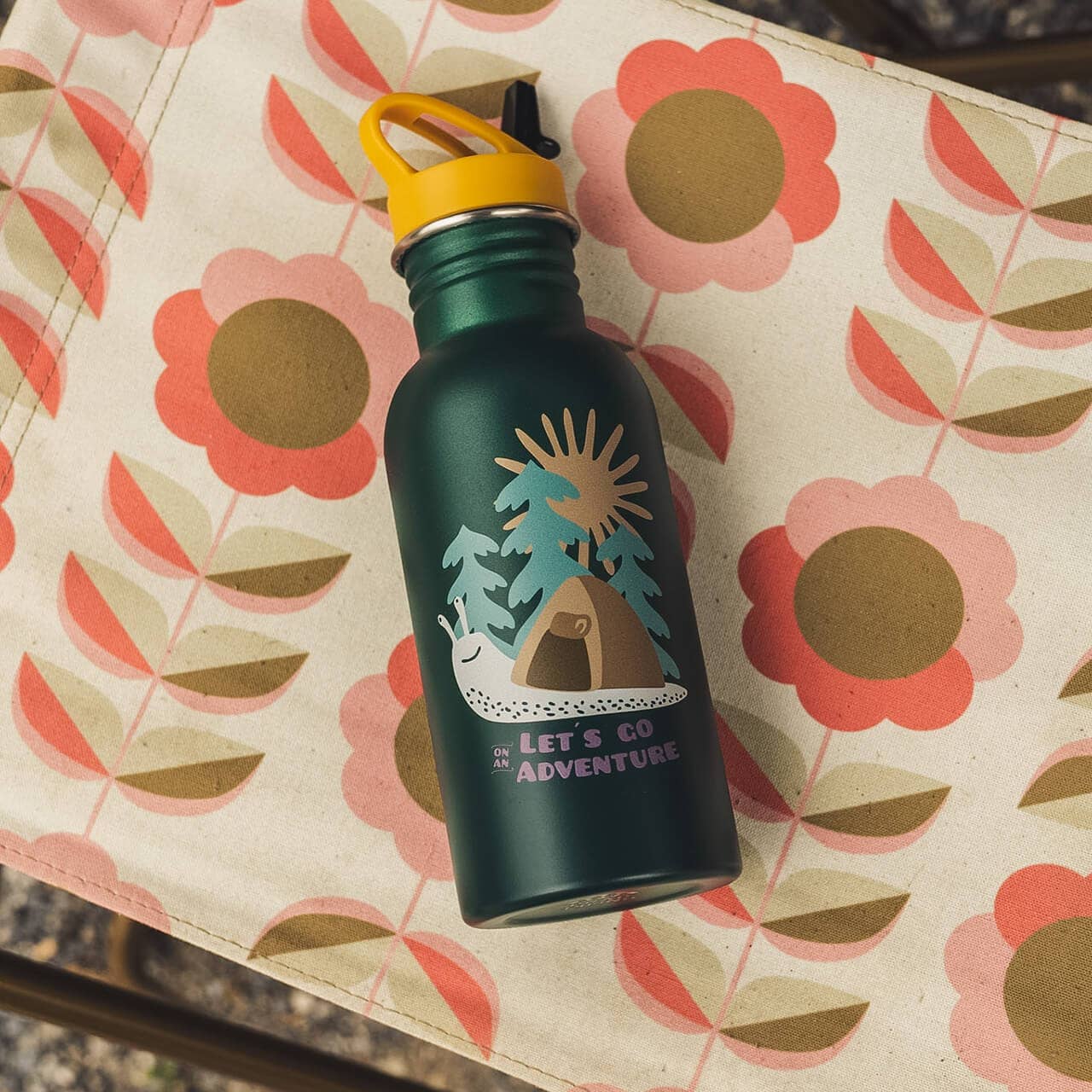 Baby bottle camper snail