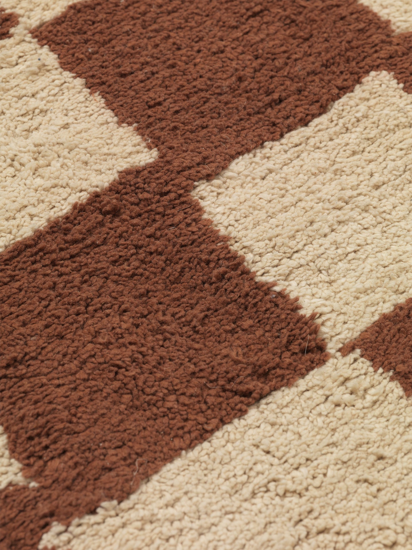 Mara Washable Rug - Rust/Warm Sand