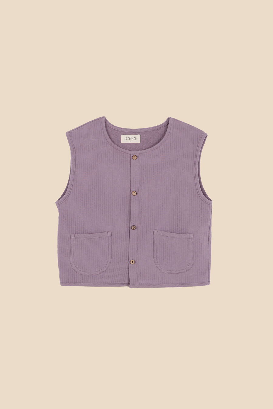 Chaleco antique mauve niña