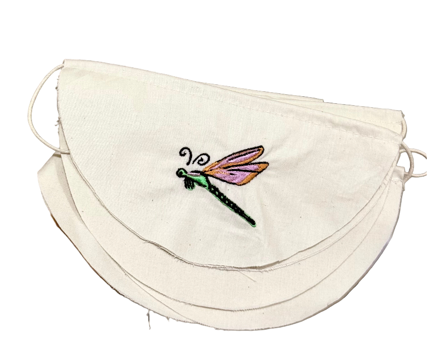 Garland souvenir de la fête - Museum of Mini dragonfly embroidery
