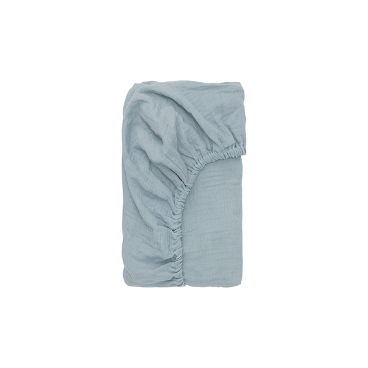 Changing Mattress Cover - Cottage Blue