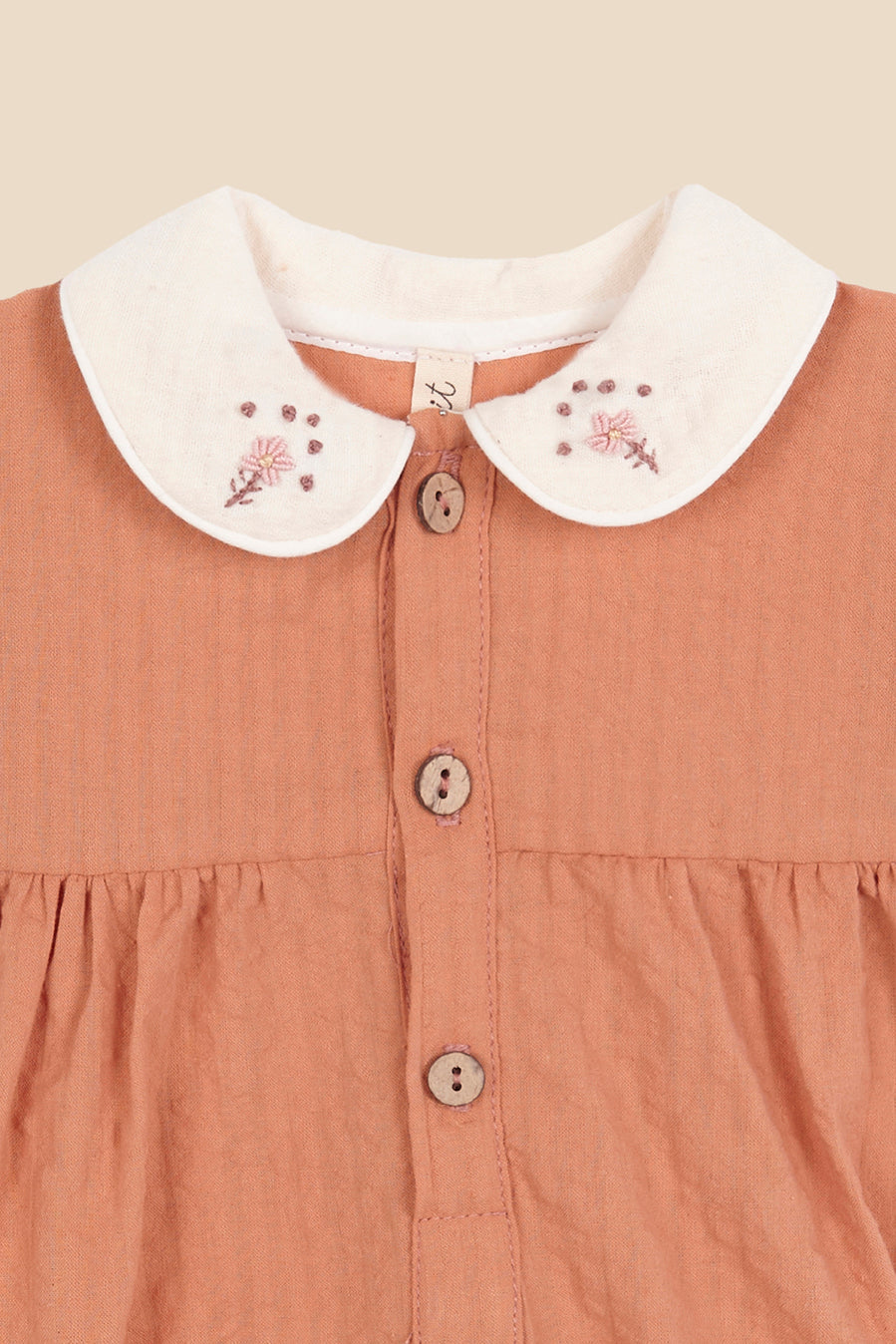 Ranita Dessert bordada bebé