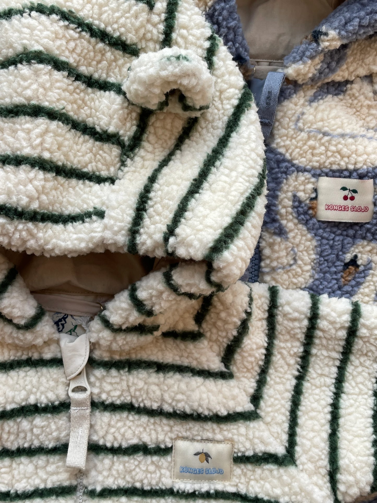 JODY TEDDY ONESIE GRS - Erba Stripe
