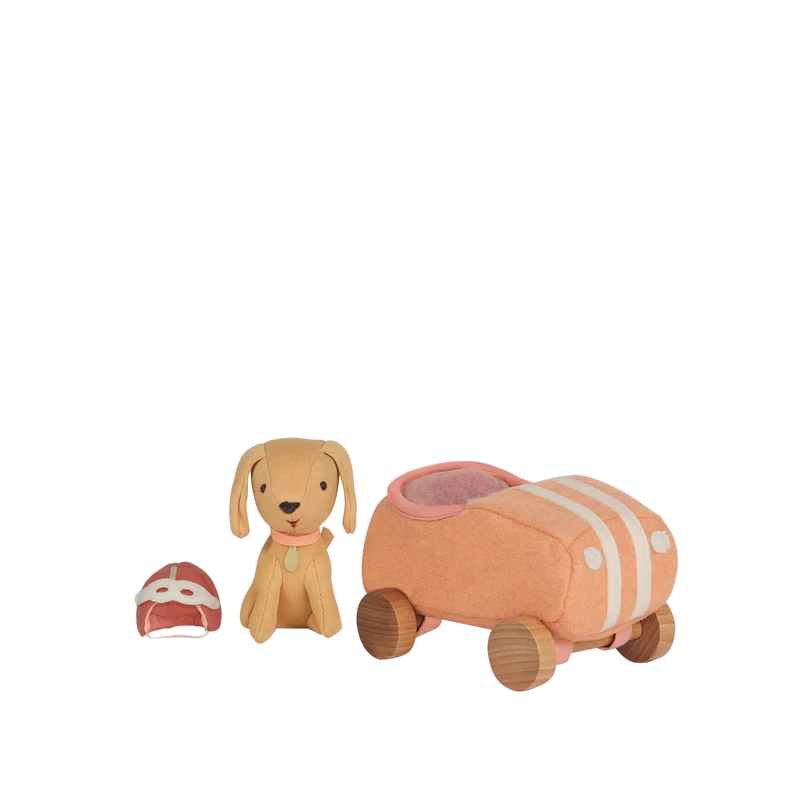 Holdie Dog-Go - Racer Girl - Pink