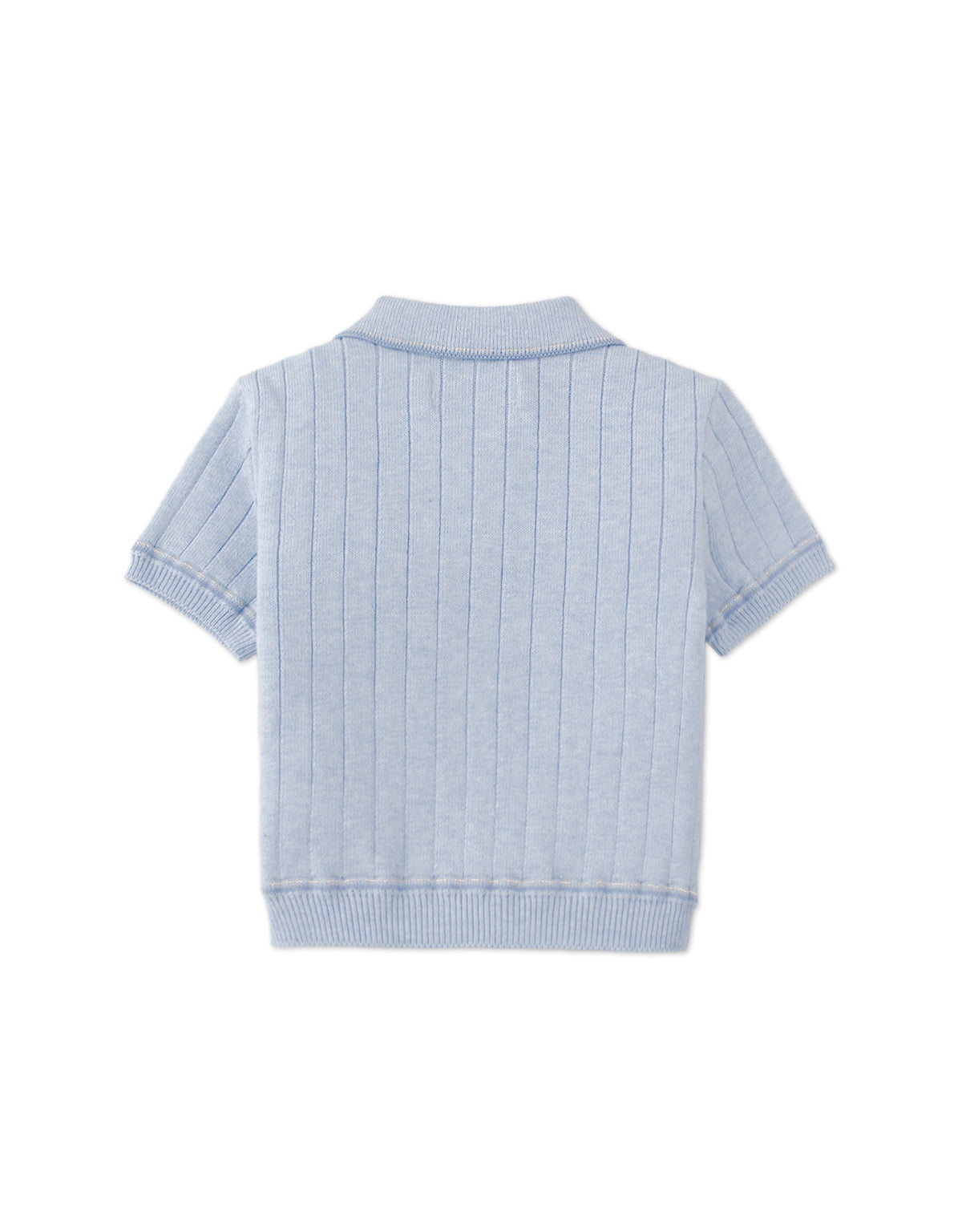 Baby Reiner Polo Shirt with Striped Tipping Accents