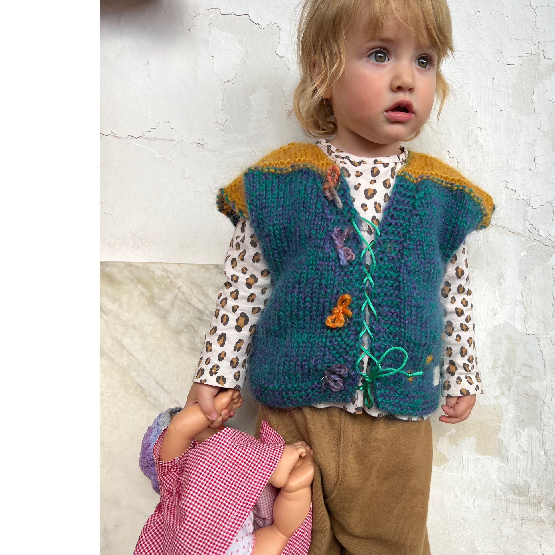 Bow Vest - ONE OF A KIND