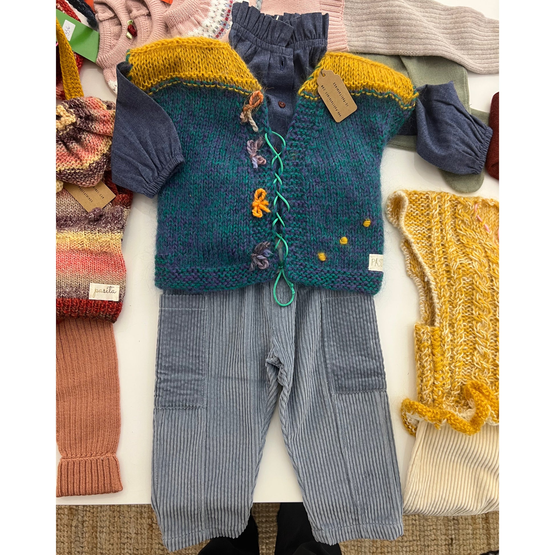 Bow Vest - ONE OF A KIND