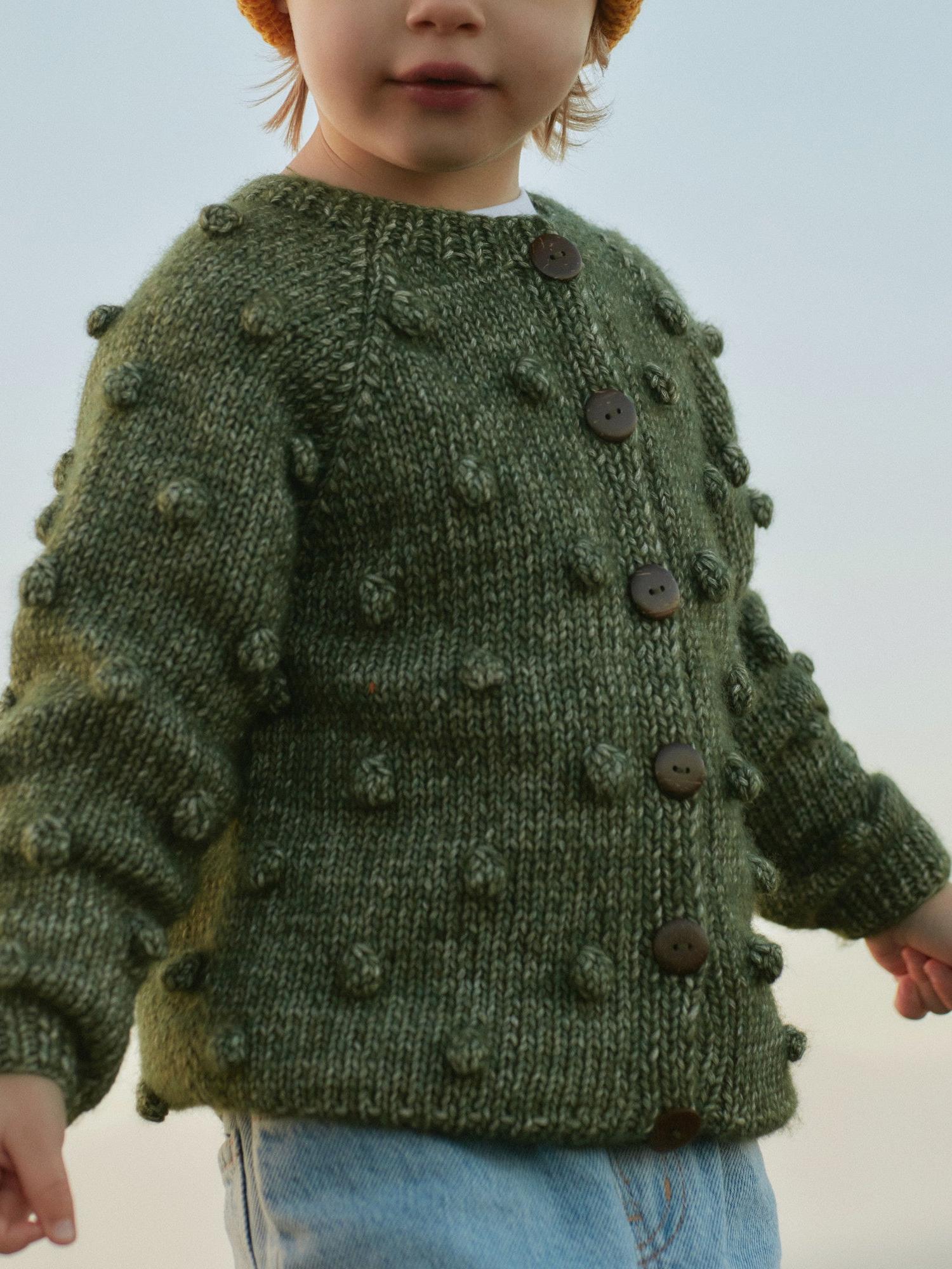 'Popcorn' Kids cardigan