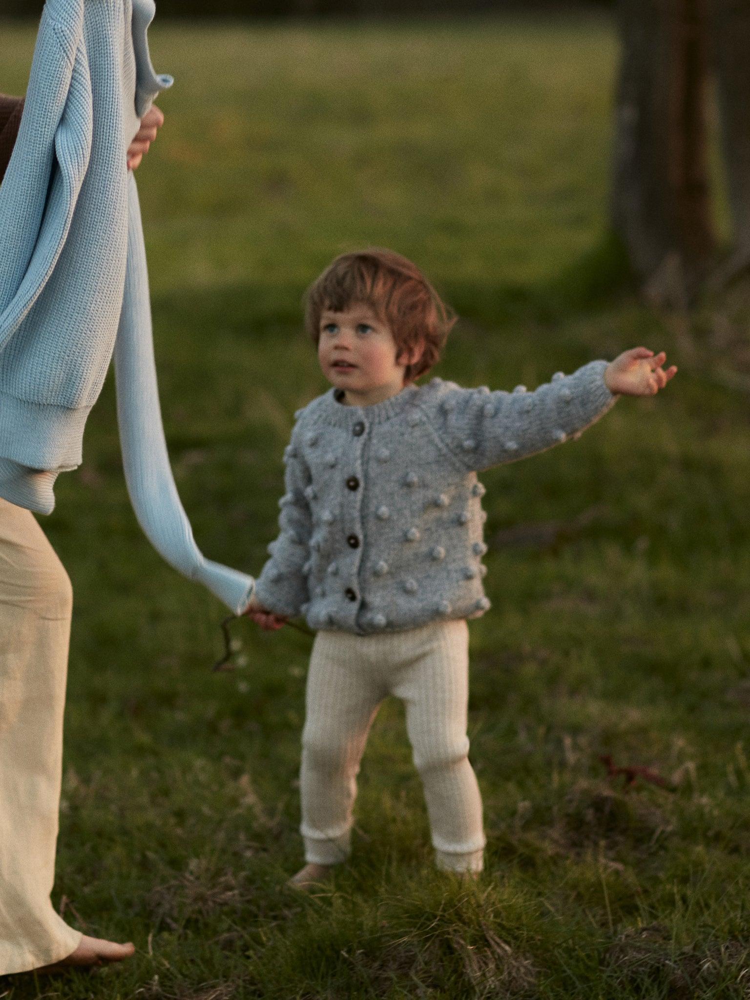 'Popcorn' Kids cardigan