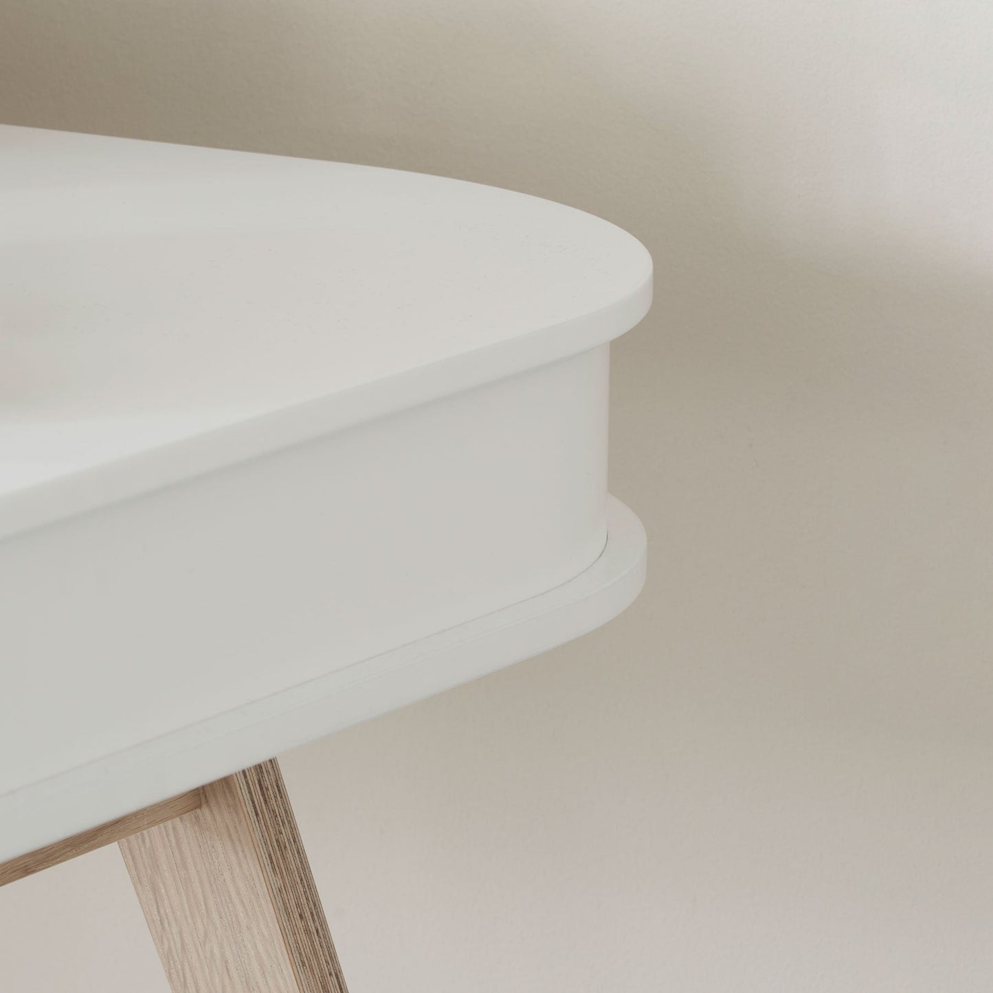 Wood desk 66 cm & armchair