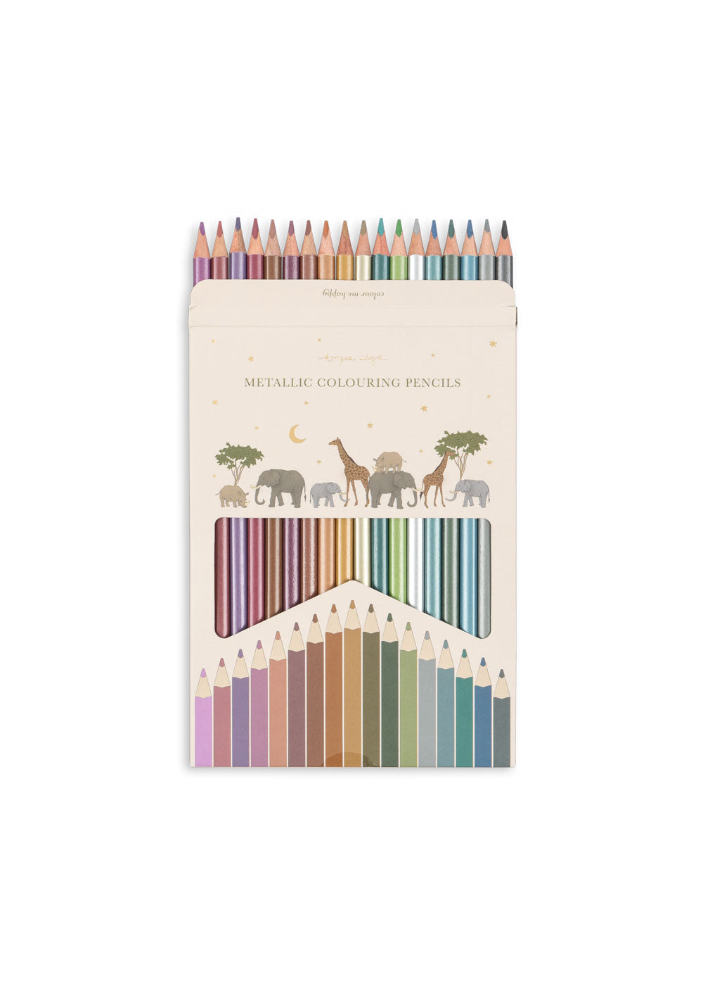METALLIC COLORING PENCILS - multi