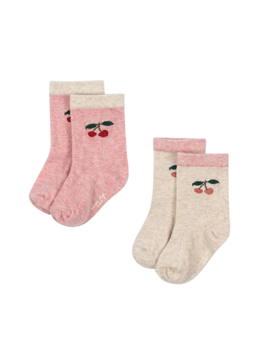 Cherry socks - 2 pack