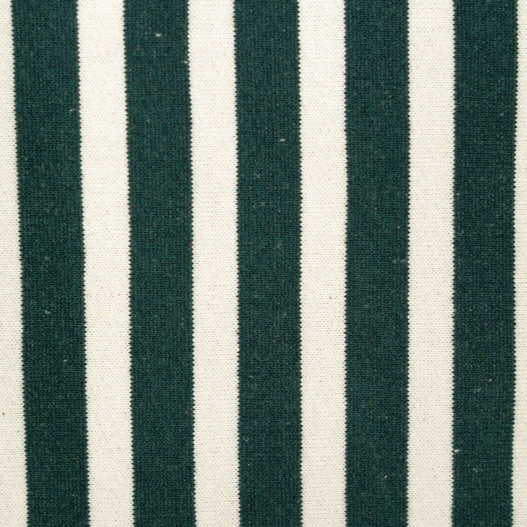Polo Long Grass Green Stripes