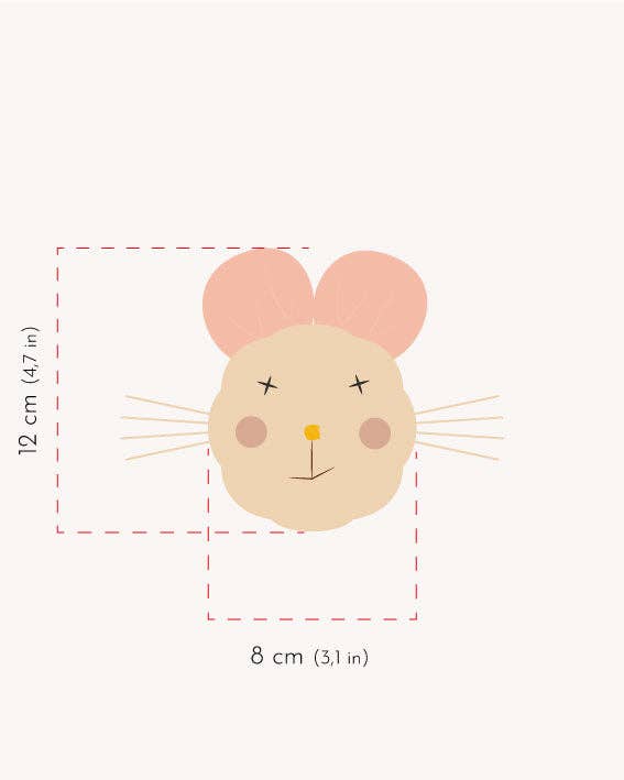 Celadon blue mouse trophy