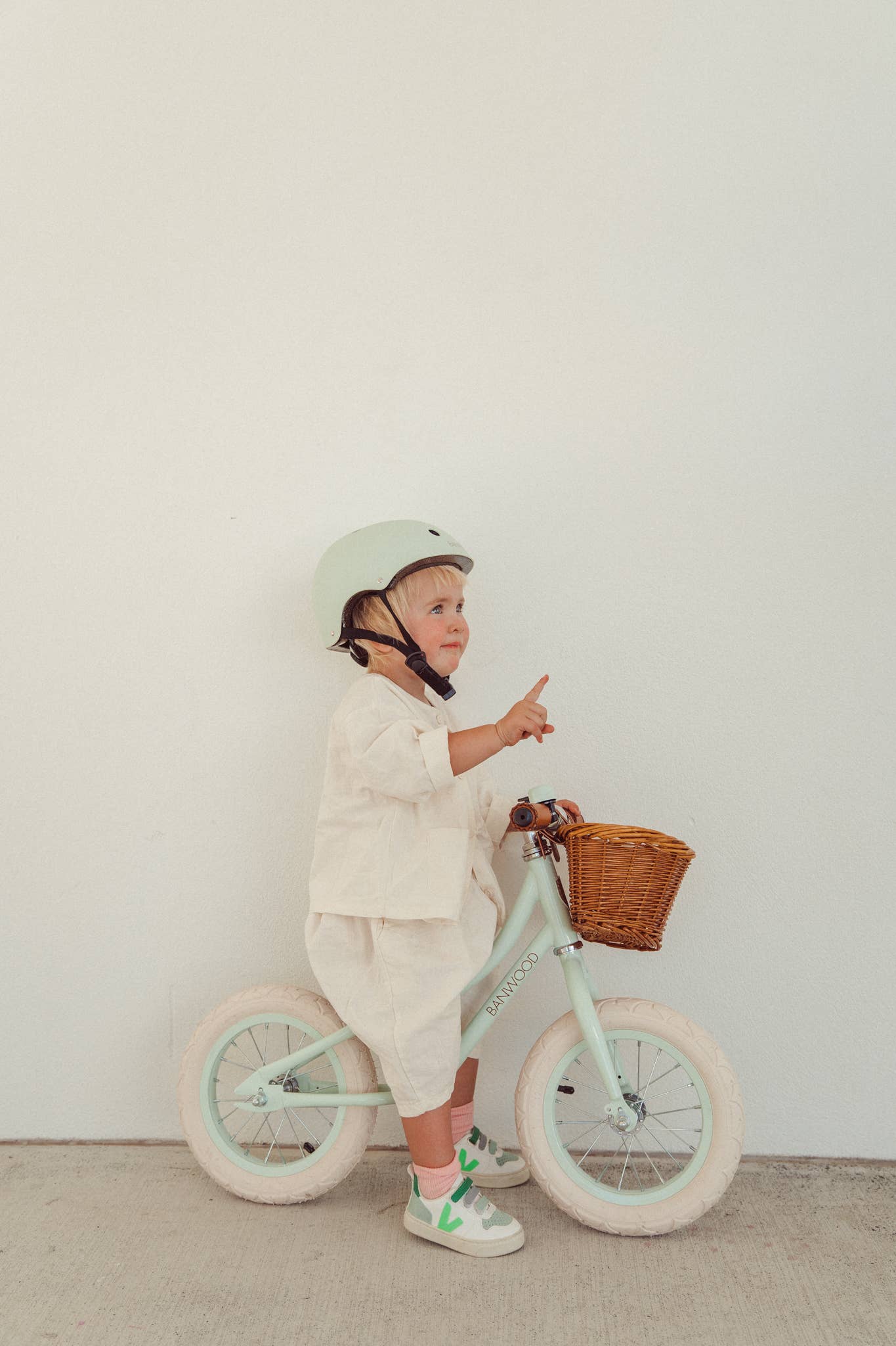 BANWOOD BALANCE BIKE FIRST GO VINTAGE - PALE MINT