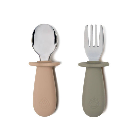 Fork/Spoon Cutlery Set (Sage/Mole)