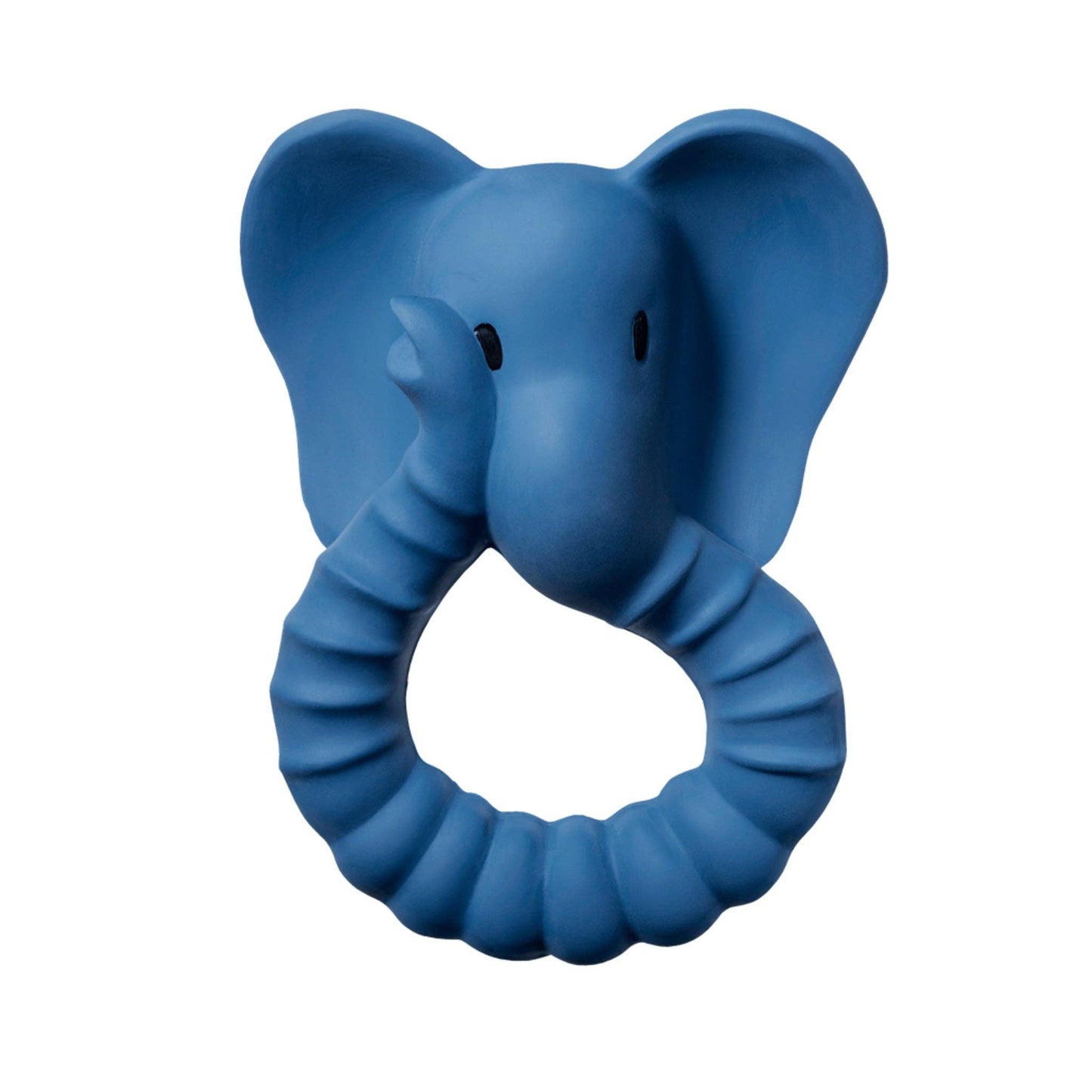 Natural rubber Teether Elephant - Blue