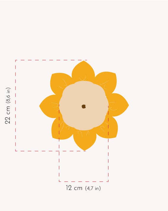 Large sunflower flower