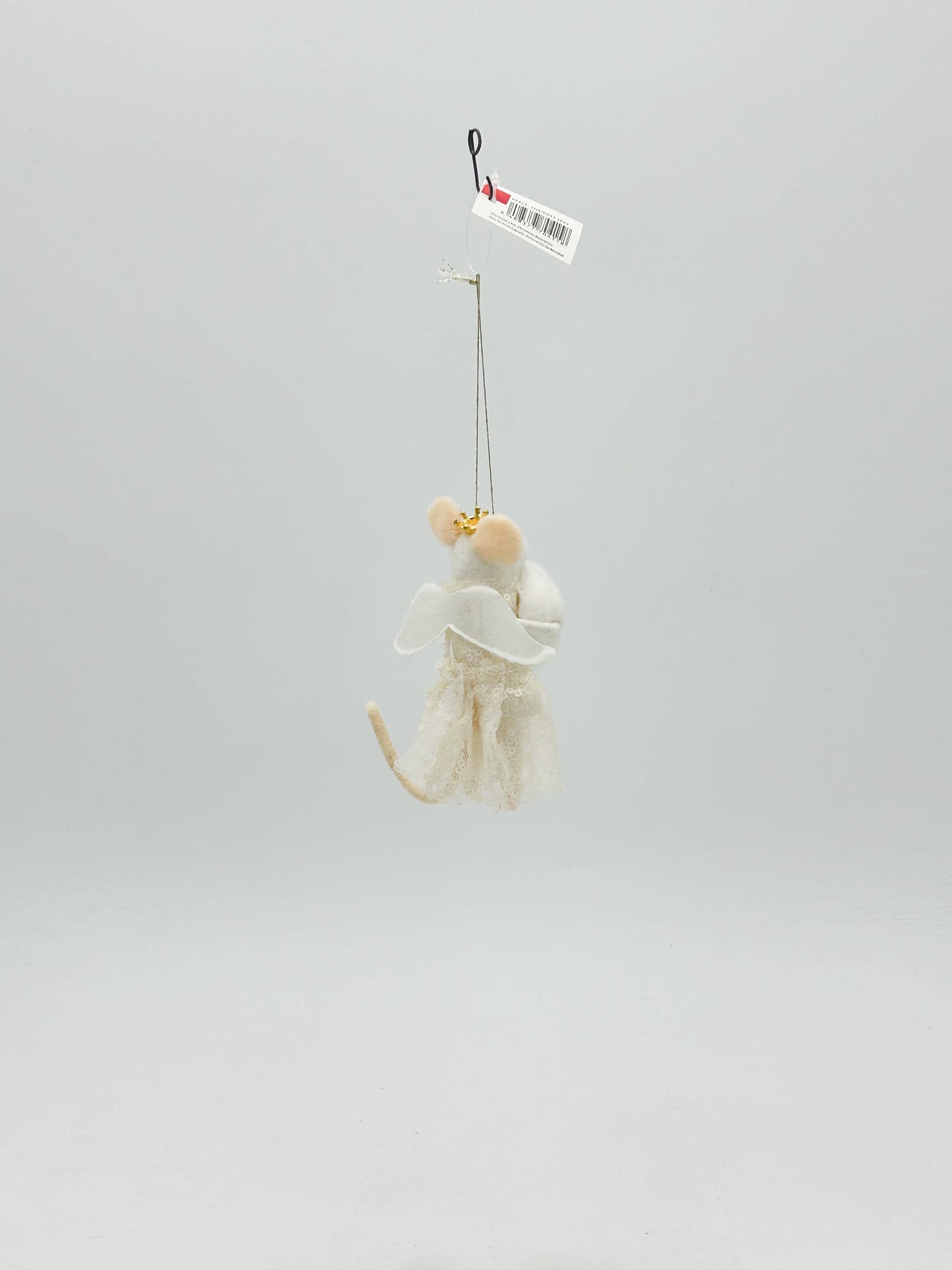 Felt Figurine Christmas Mrs Mousse Angel Ornament