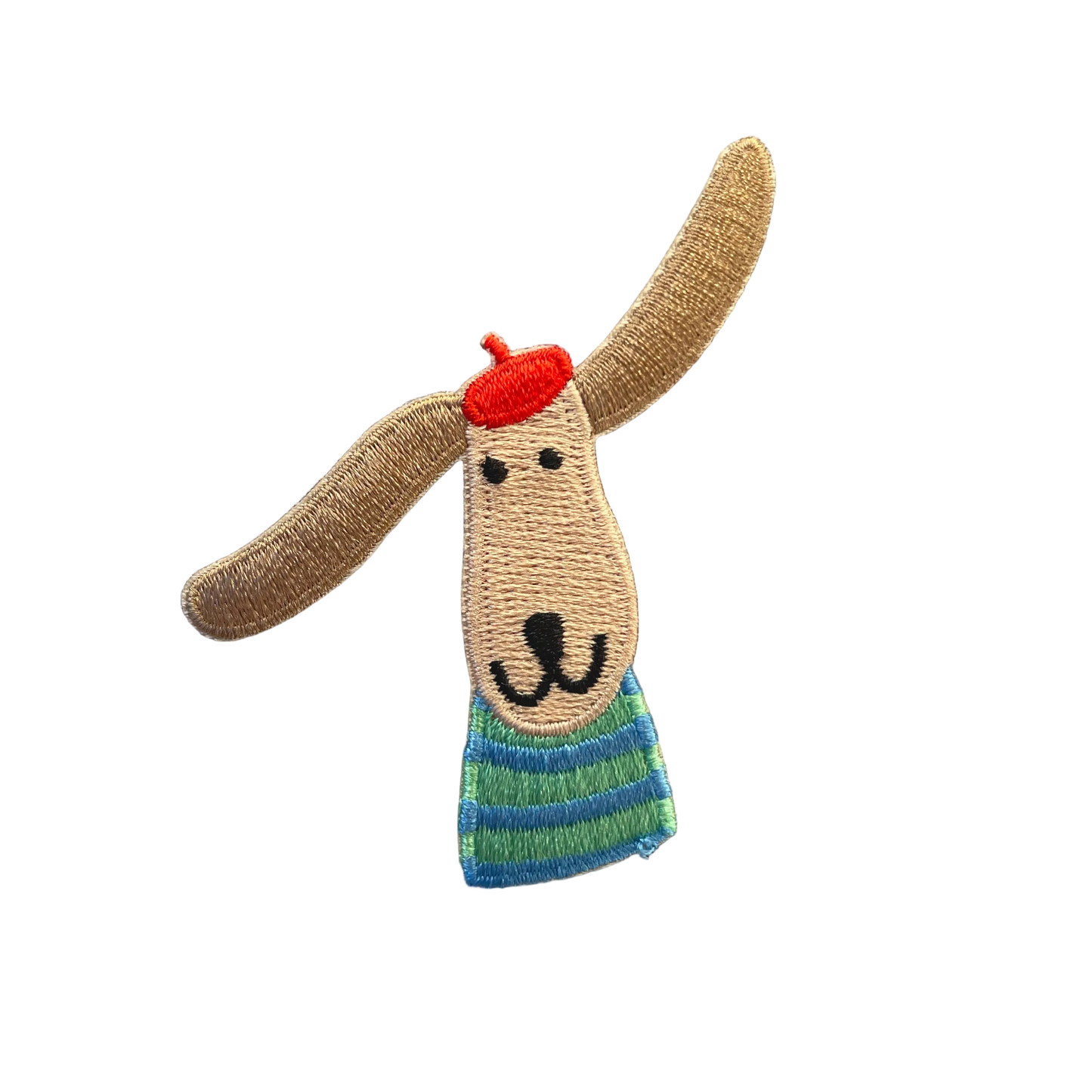Iron-On Patch Dachshund with Beret – Patch for Kids