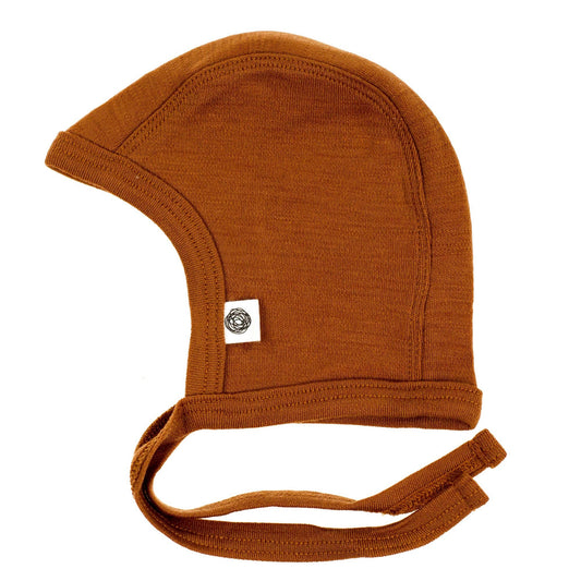 Baby woolen bow hat – Merino wool – Argan Oil