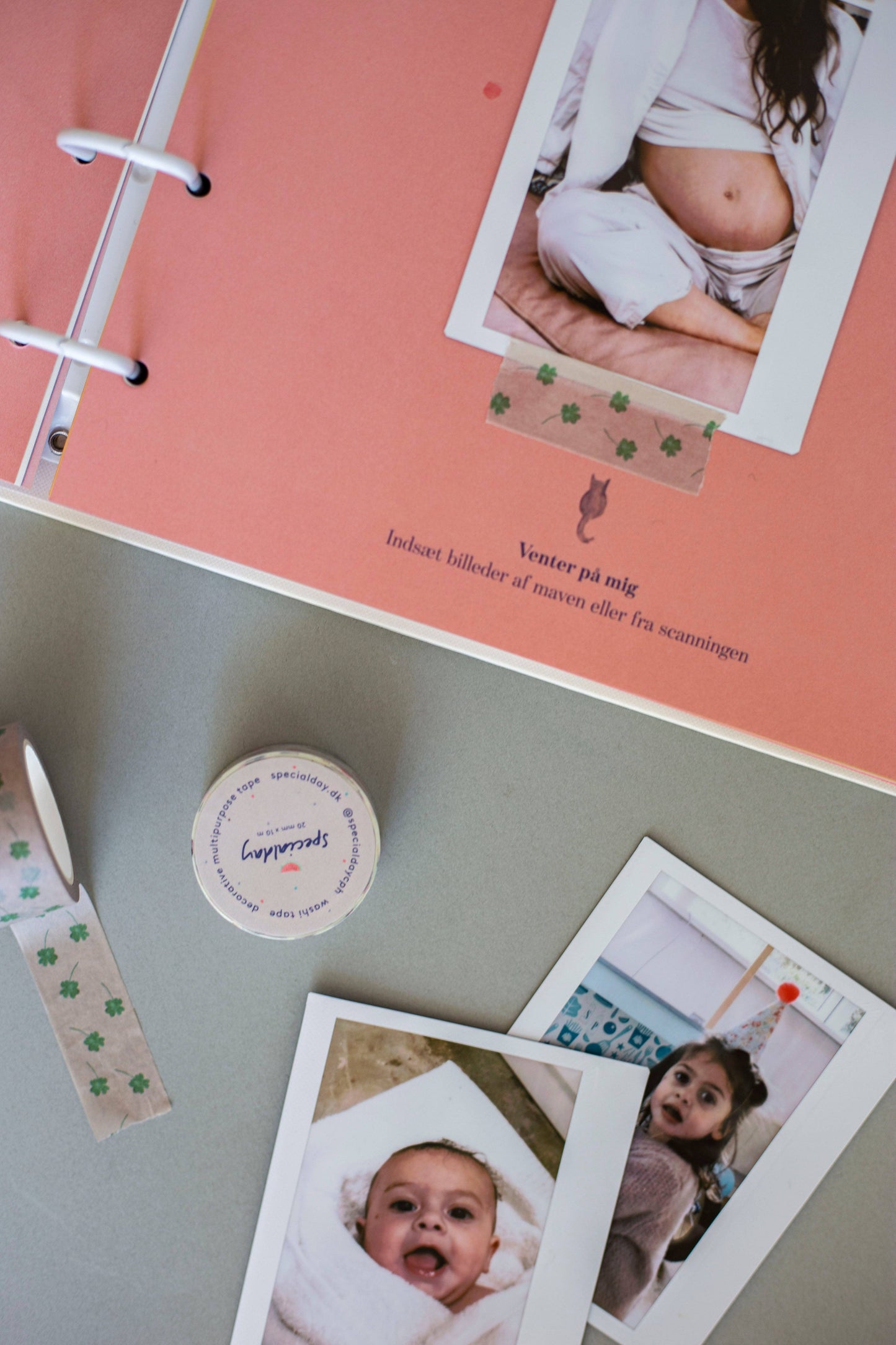 Washi tape – four-leaf clovers