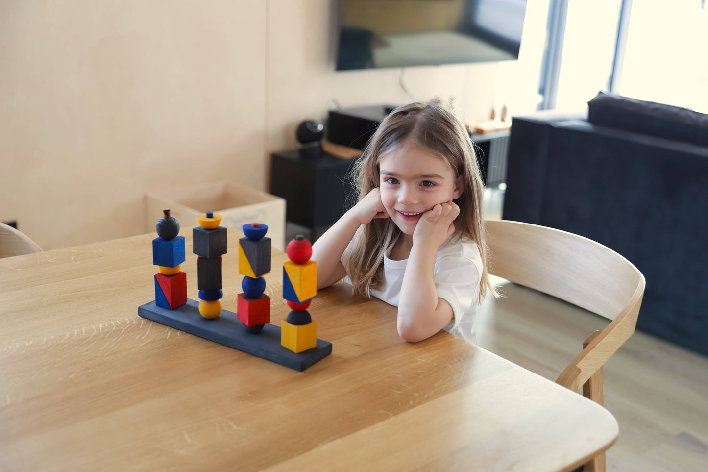 Modern stacking toy X