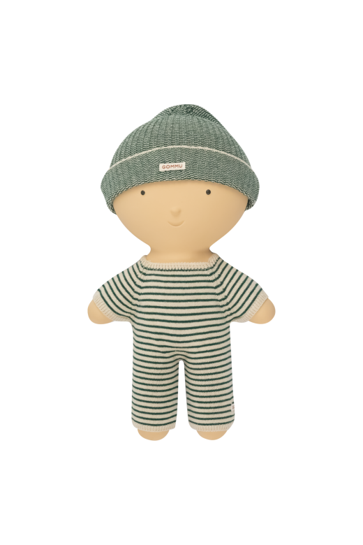 GOMMU FRENCH STRIPES LONG ONE-PIECE