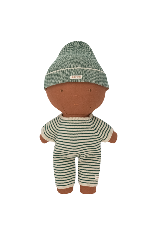 GOMMU FRENCH STRIPES LONG ONE-PIECE