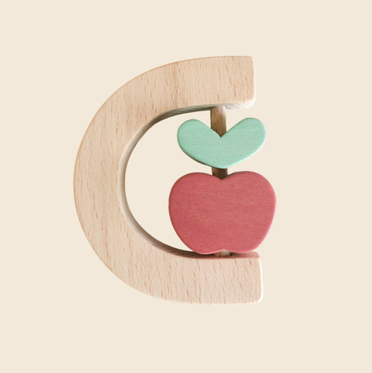 Apple fruit rattle