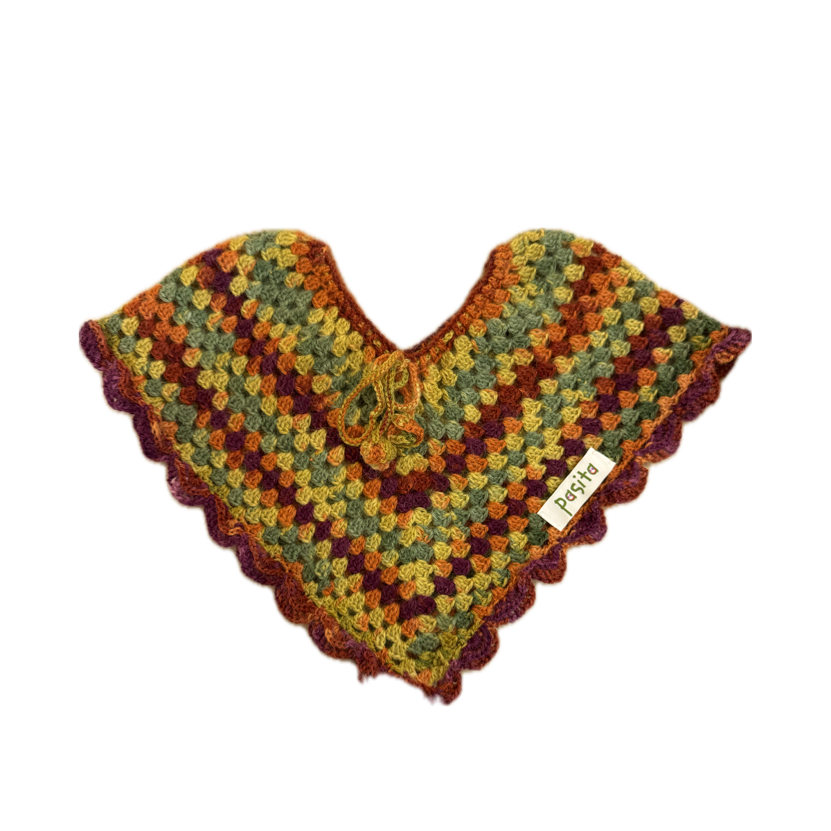 Colorful Baby Crochet Poncho