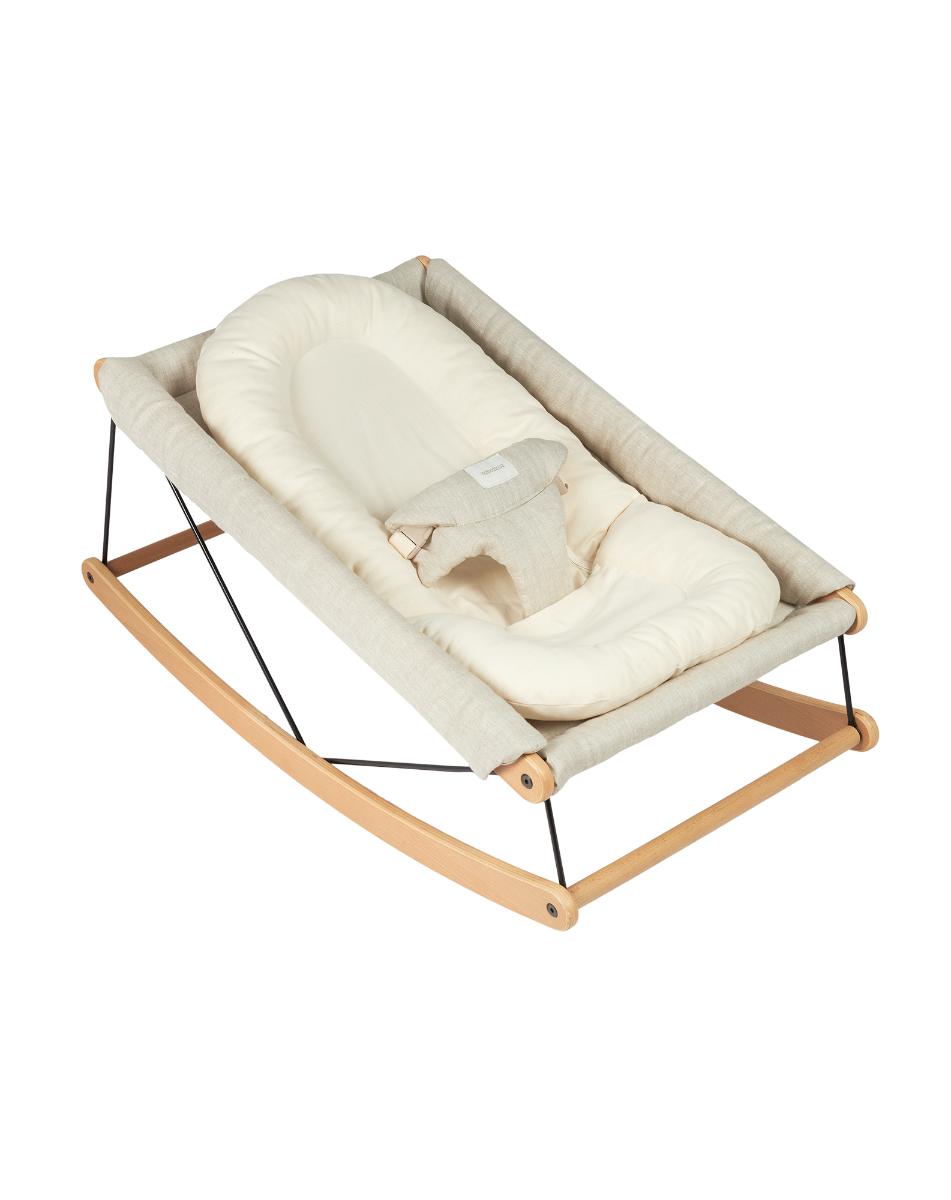 Growing Green new born twill bouncer cushion